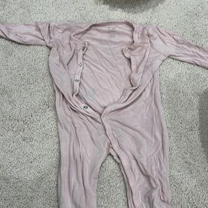 Kyte Baby Pastel Pink Button Footie